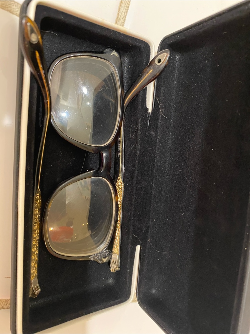 Givenchy Black and Gold Men's Eyewear - Square Frame